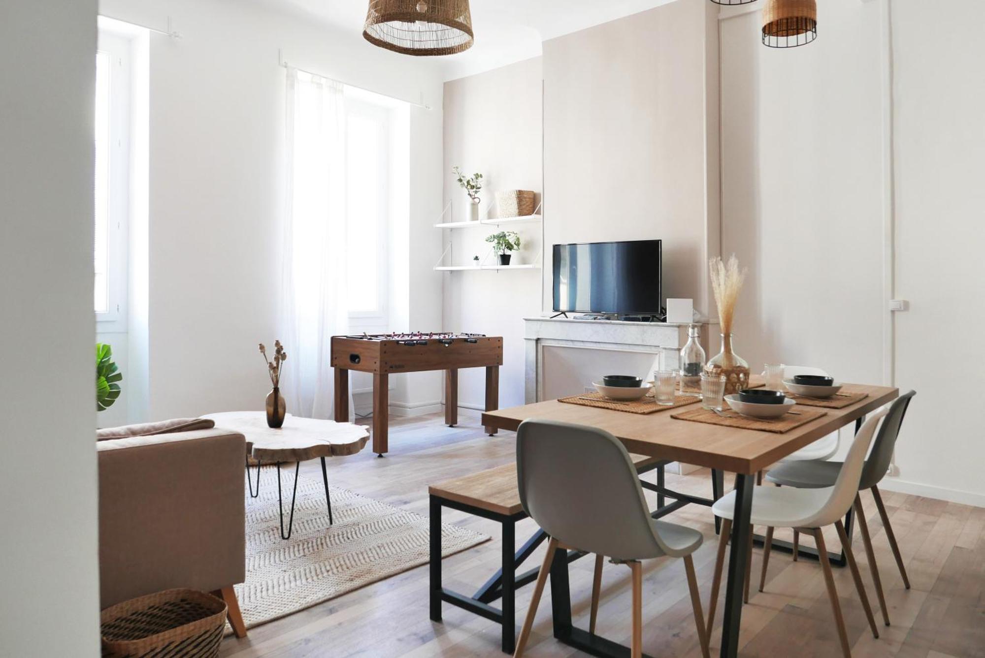 Magnifique T4 En Face La Gare Saint Charles - 3 - Clim Dans Le Salon Apartment Marseilles