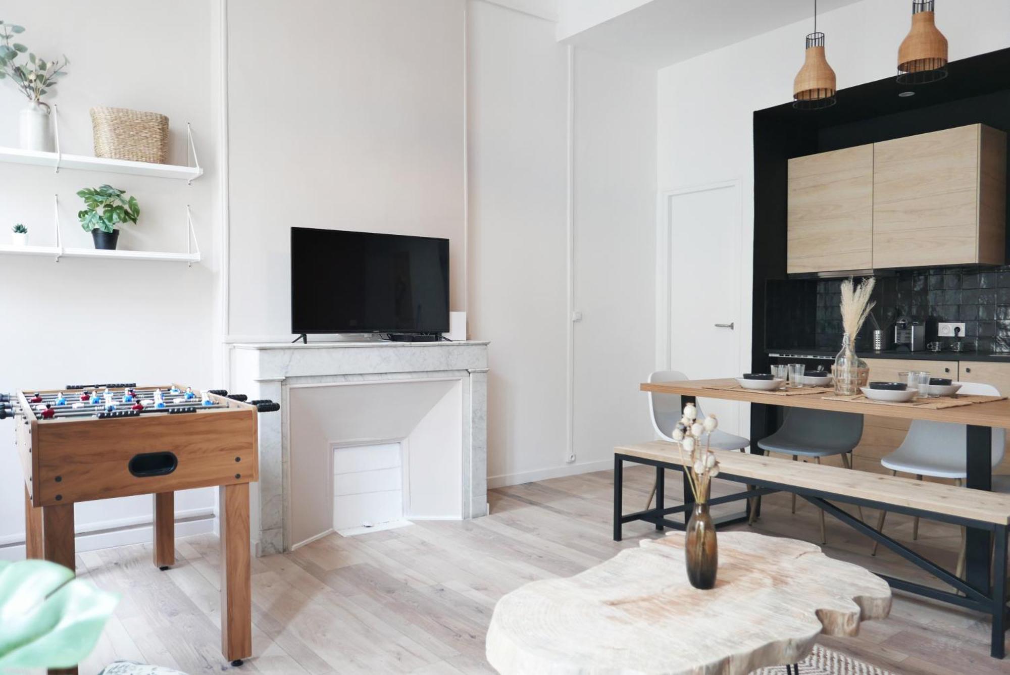 Magnifique T4 En Face La Gare Saint Charles - 3 - Clim Dans Le Salon Apartment