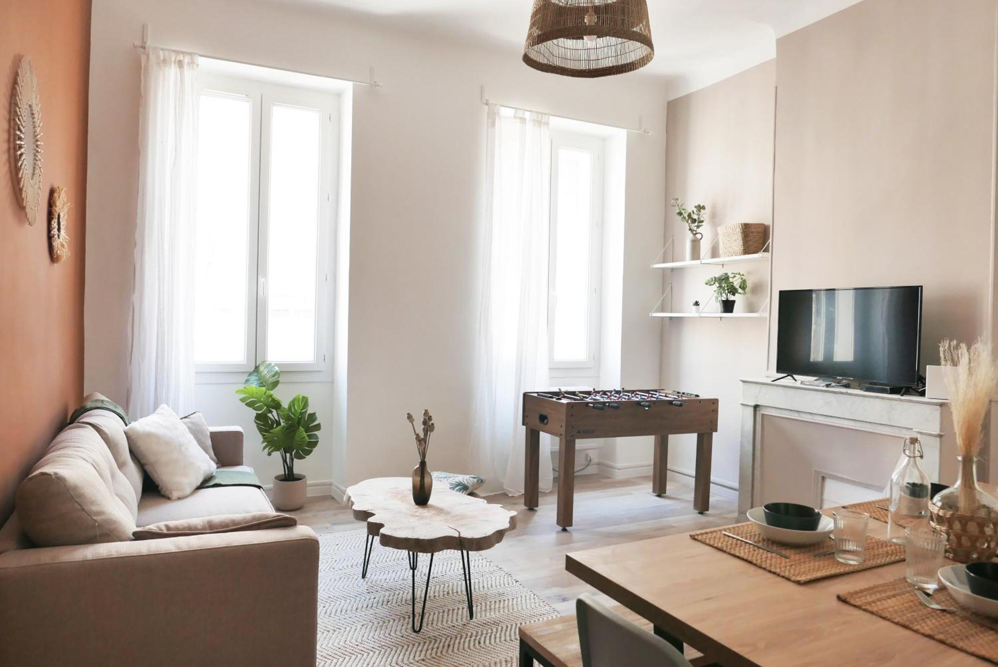 Magnifique T4 En Face La Gare Saint Charles - 3 - Clim Dans Le Salon Appartement *